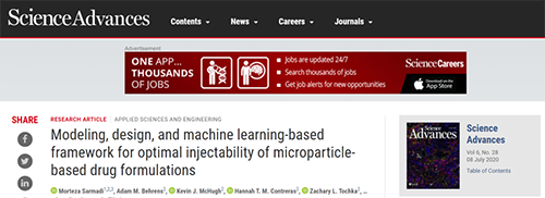 近日麻省理工大学的研究人员开发出一种计算模型，可以帮助改善注射类微粒制剂的可注射性并防止堵塞。